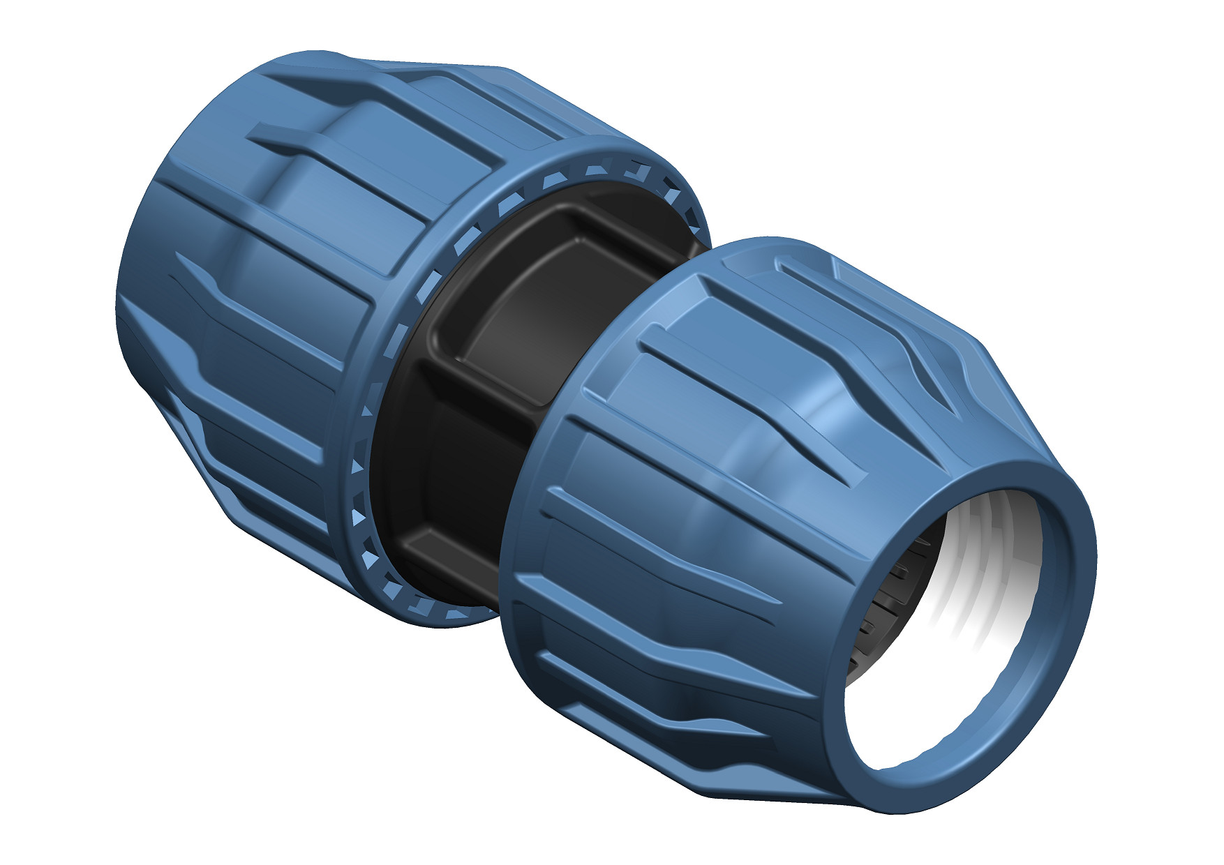 (Bild für) 32 mm PE-Rohr Kupplung/Verschraubung